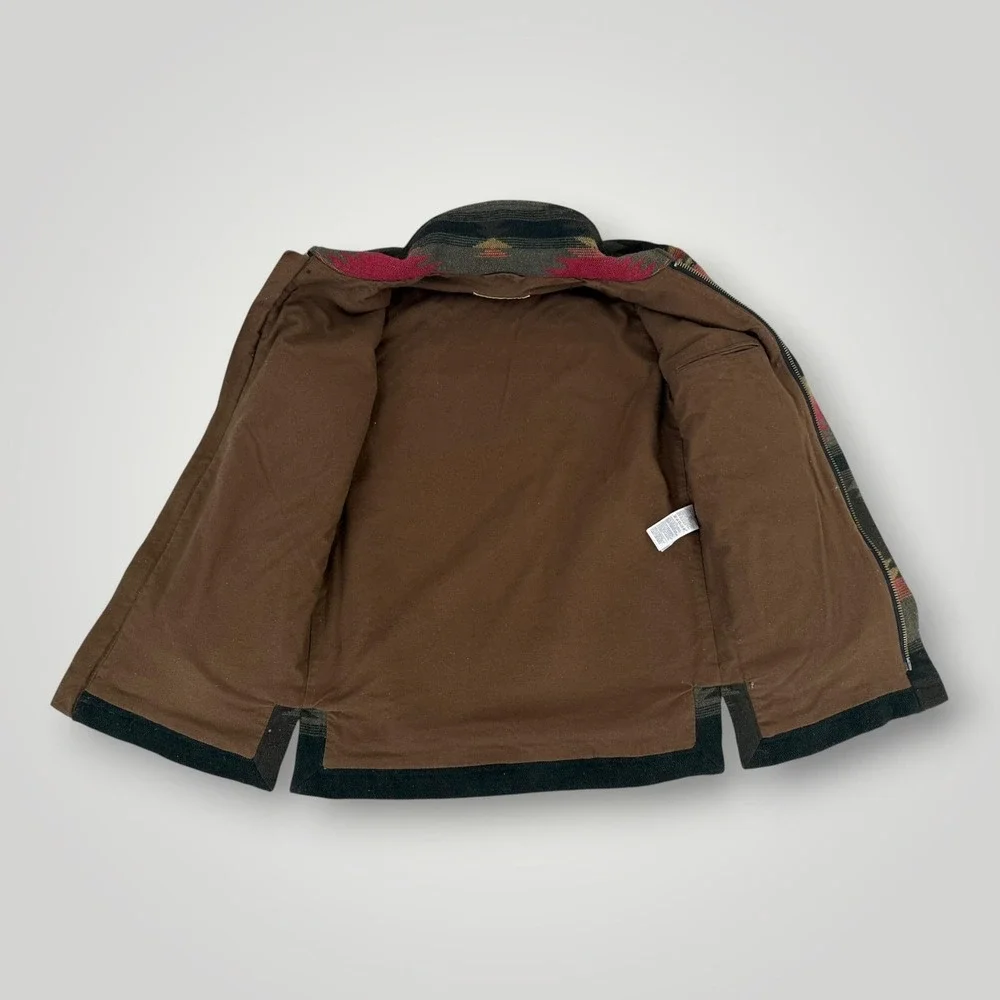 Banana Republic Archive Jacket Mens XS Brown Southwestern Geometric Full Zip